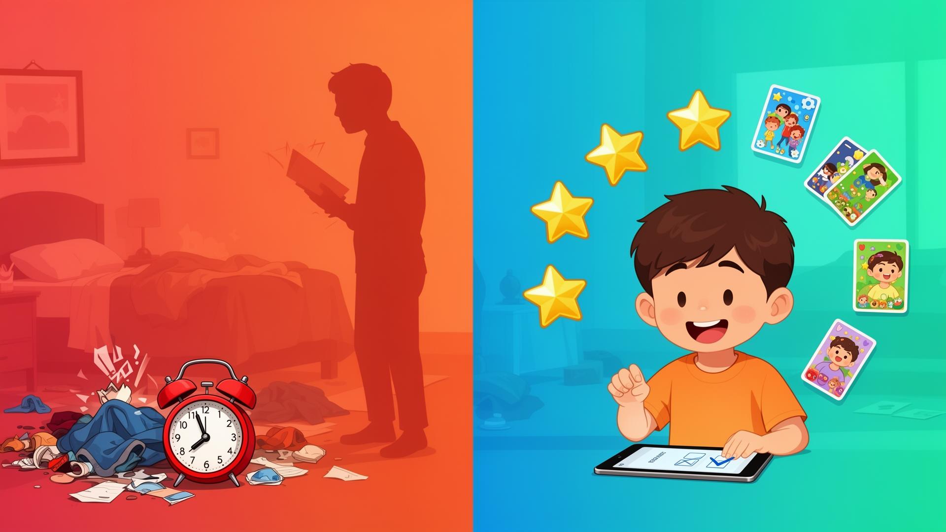 Before and after KiddoStars